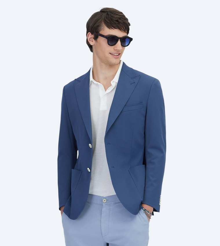 Solid Modern Fit Blazer