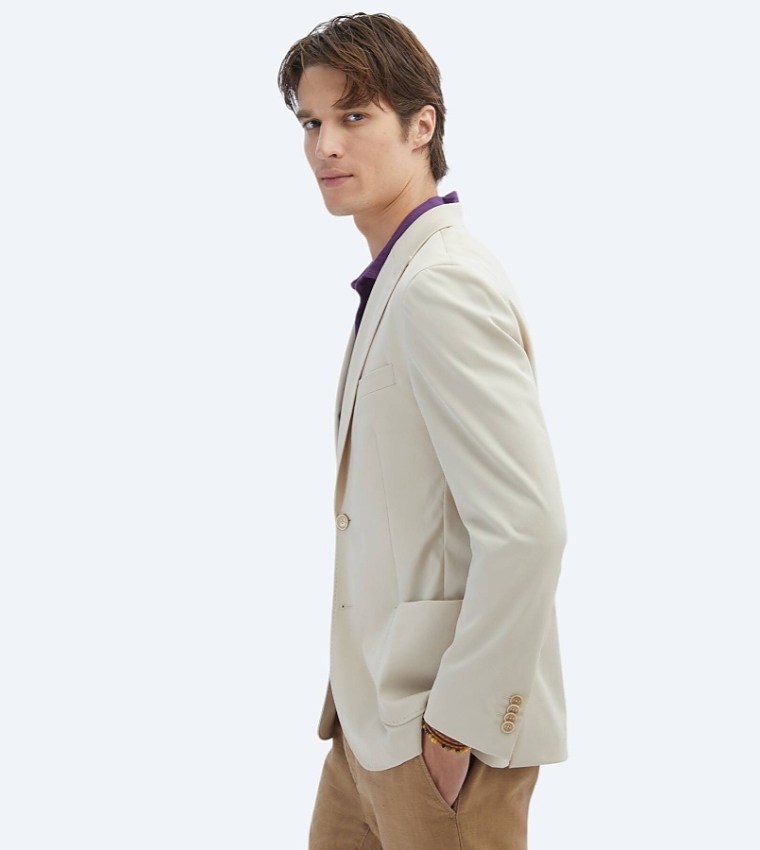 Solid Modern Fit Blazer