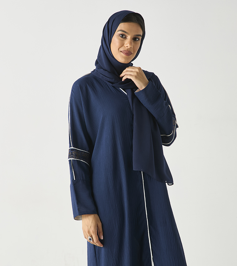 اتش ام  عباية - كحلي Abayas
