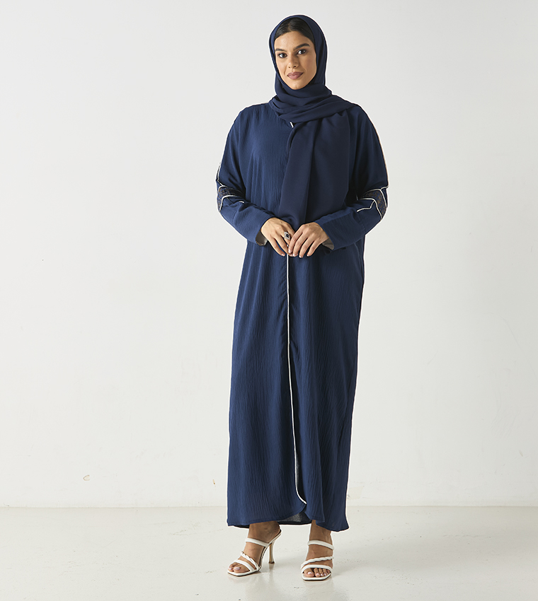 اتش ام  عباية - كحلي Abayas