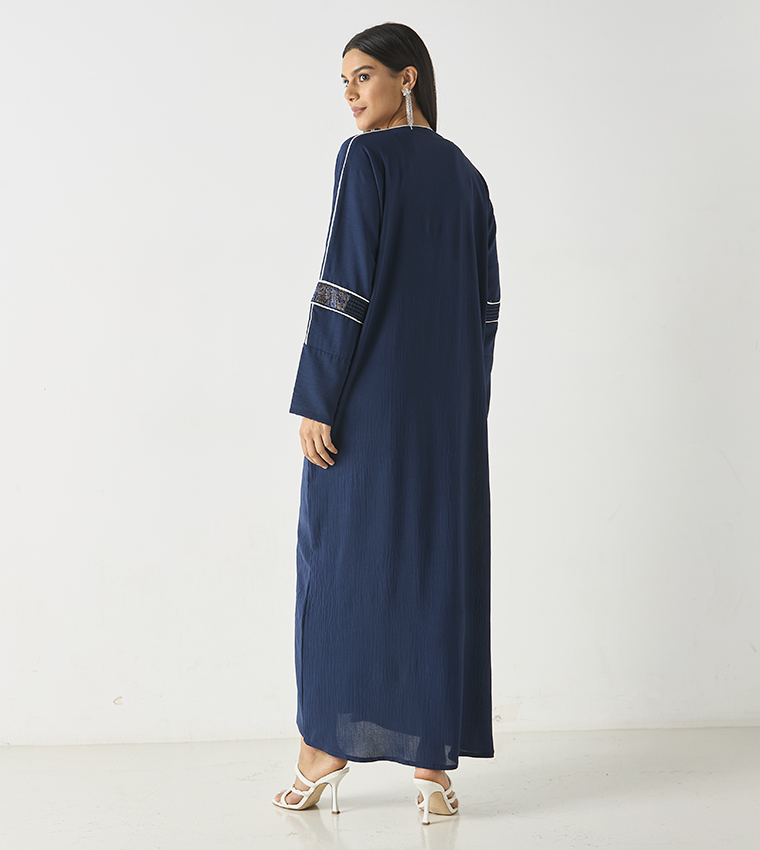 اتش ام  عباية - كحلي Abayas