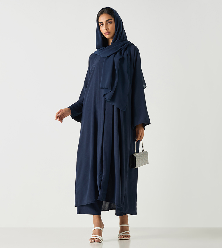 اتش ام  عباية - كحلي Abayas