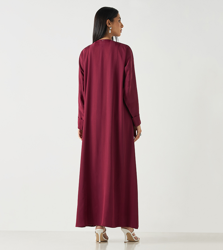 HM  Abayas - Maroon Abayas