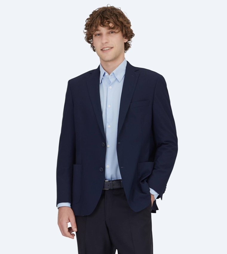Patterned Regular Fit Blazer