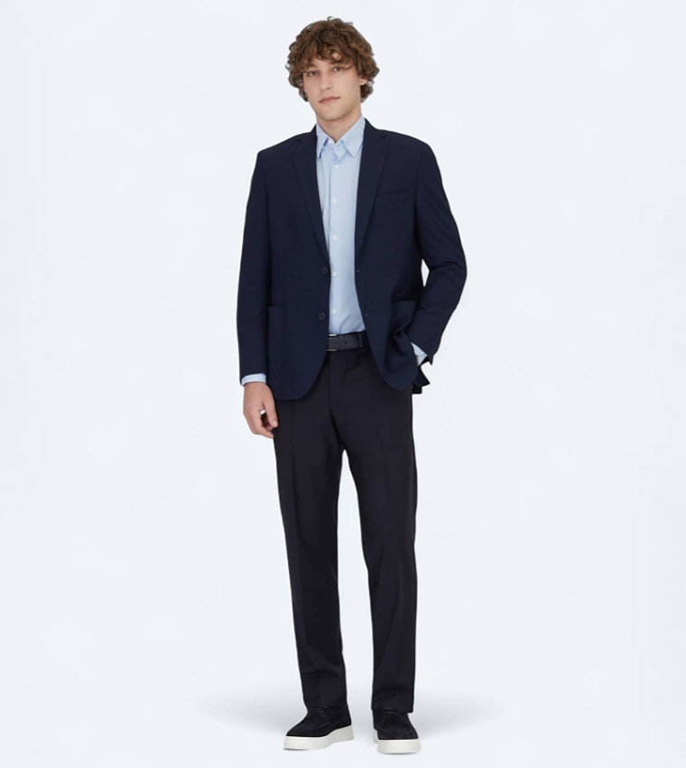 Patterned Regular Fit Blazer