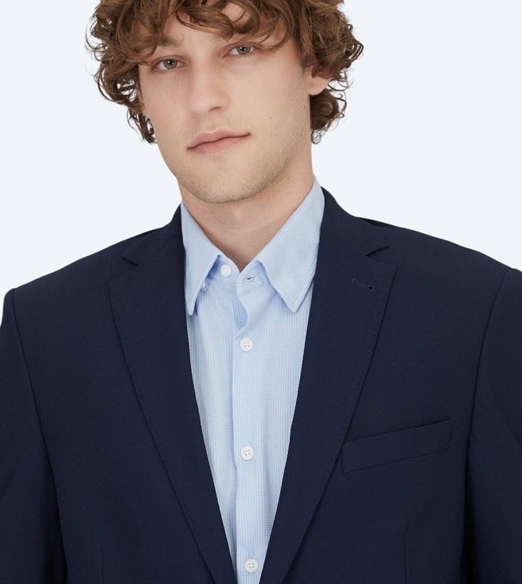 Patterned Regular Fit Blazer