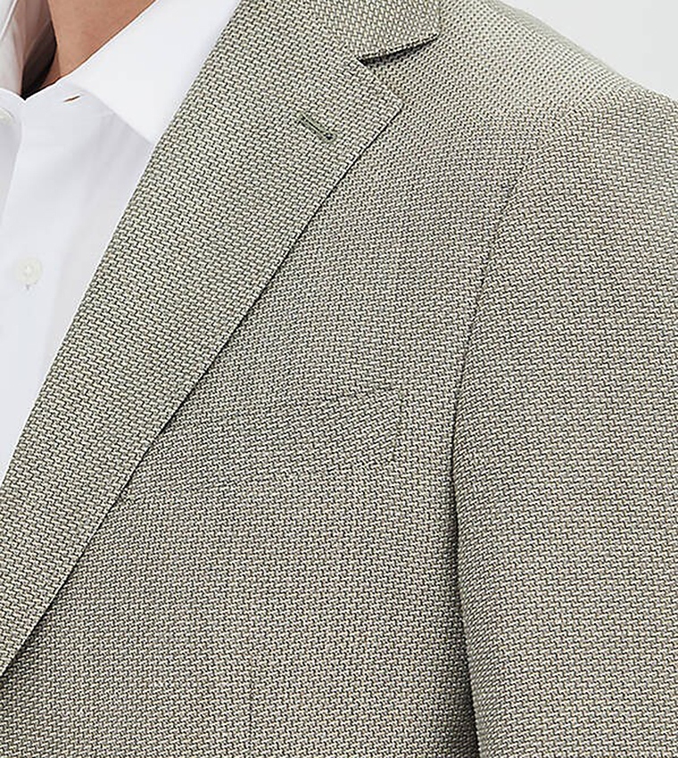 Solid Modern Fit Wool Blend Blazer