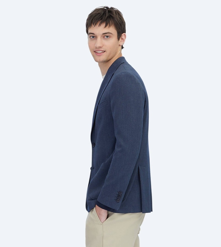 Patterned Modern Fit Blazer