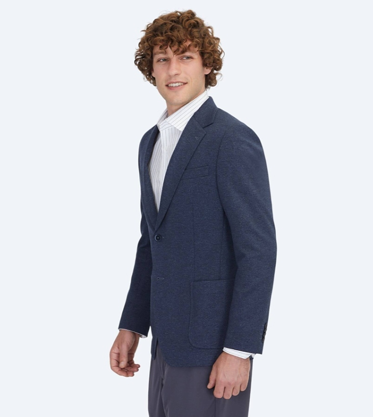 Solid Modern Fit Blazer