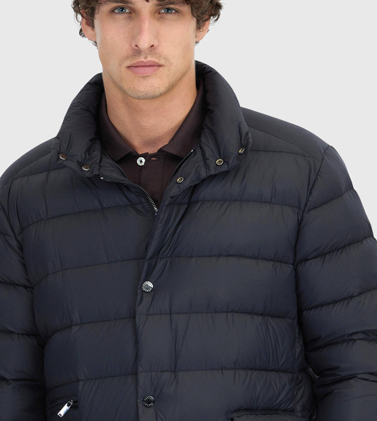 Solid Lightweight Puffer Jacket