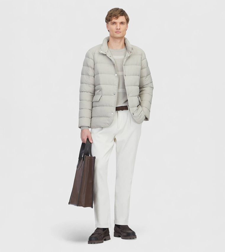 Solid Lightweight Puffer Jacket