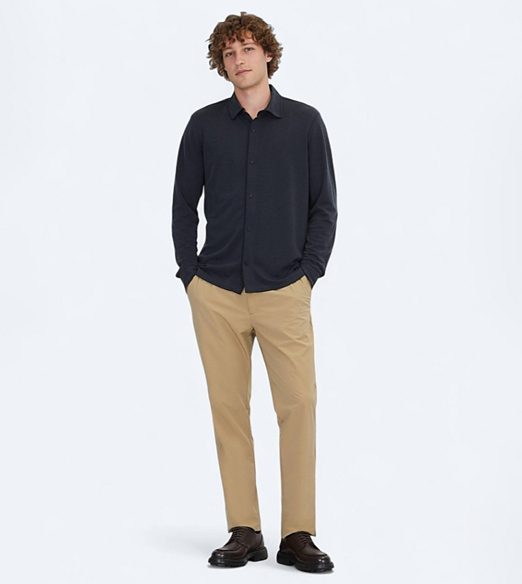 Solid Long Sleeves Regular Fit Shirt