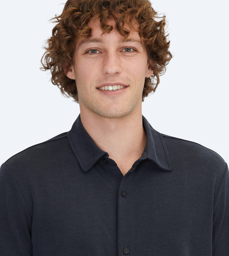 Solid Long Sleeves Regular Fit Shirt