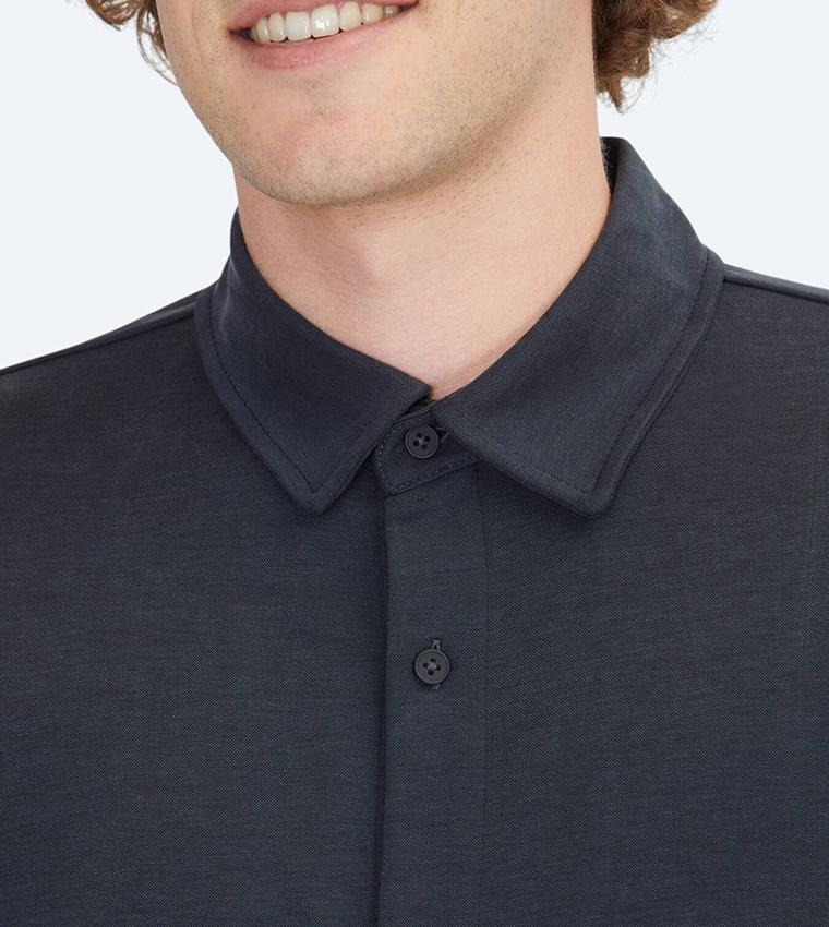 Solid Long Sleeves Regular Fit Shirt