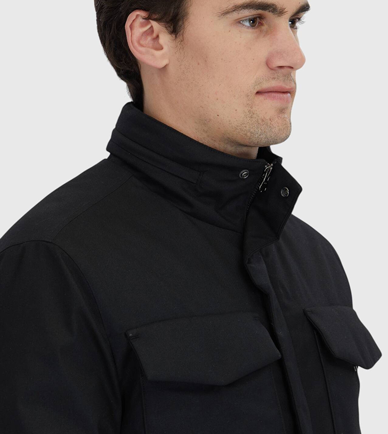 Solid Regular Fit Lightweight Jacket