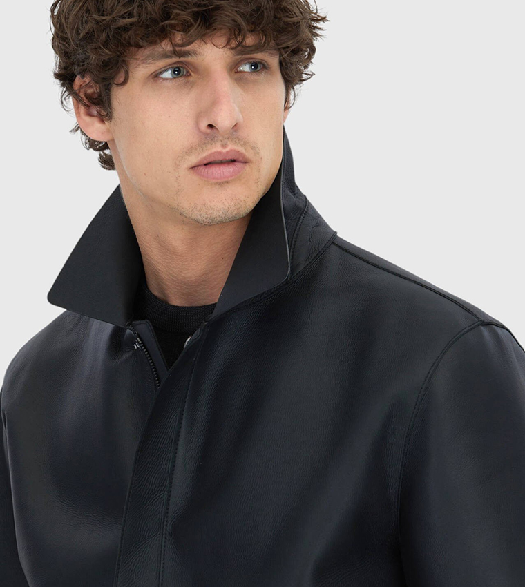 Solid Sheep Leather Jacket