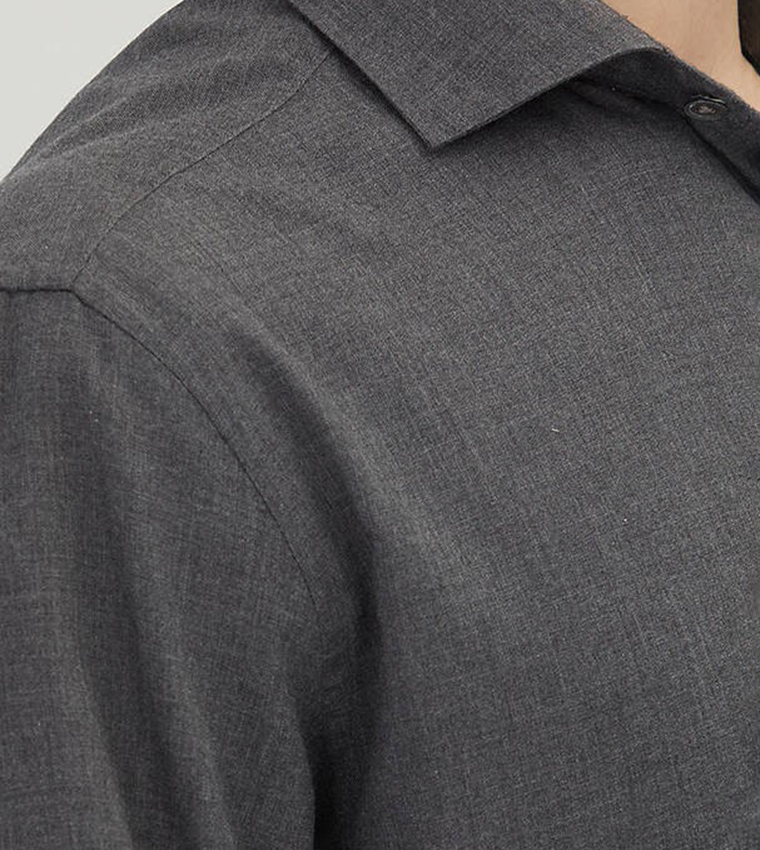 Solid Long Sleeves Casual Shirt