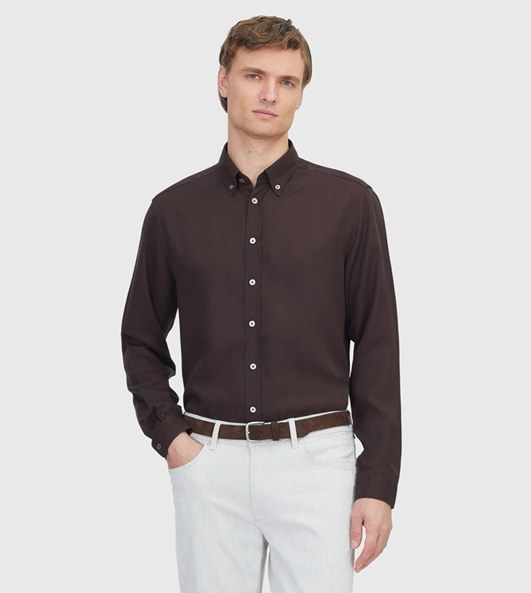 Solid Long Sleeves Casual Shirt