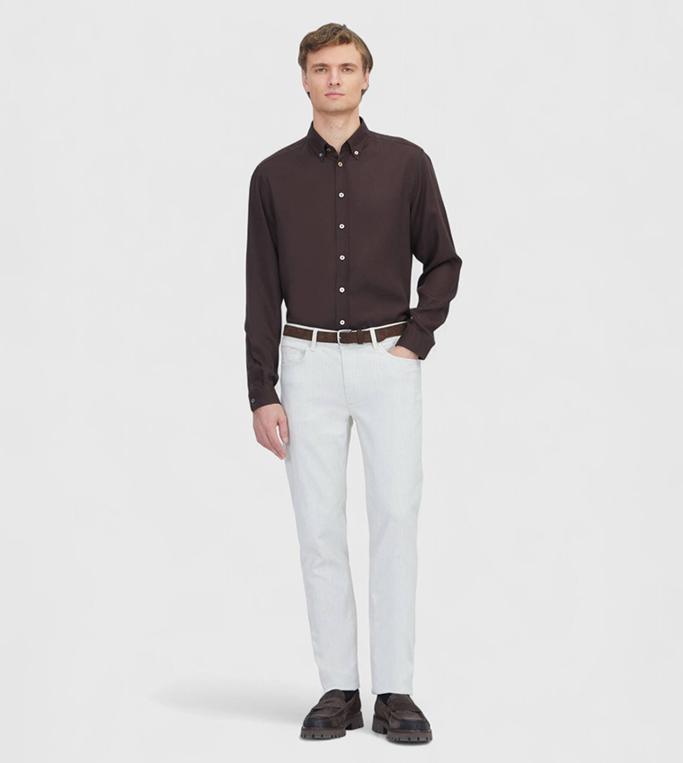 Solid Long Sleeves Casual Shirt