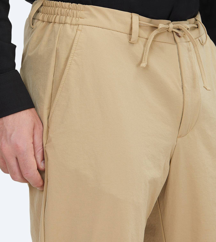Solid Regular Fit Trousers