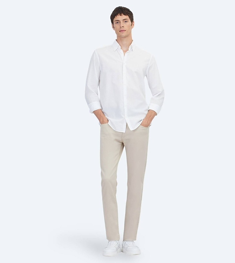 Solid Long Sleeves Regular Fit Shirt