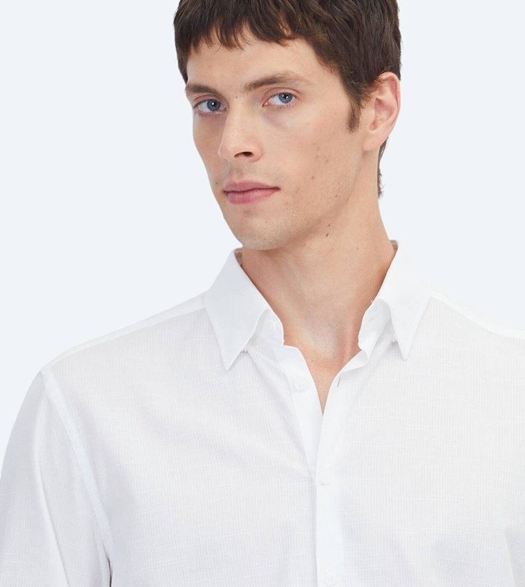 Solid Long Sleeves Regular Fit Shirt