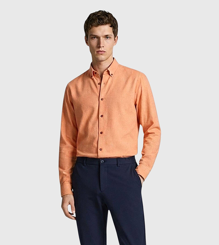 Solid Regular Fit Casual Shirt