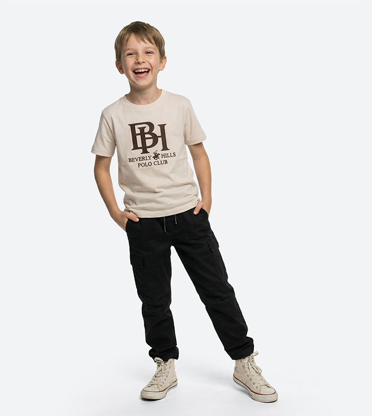 Logo Embroidered Short Sleeves T-Shirt