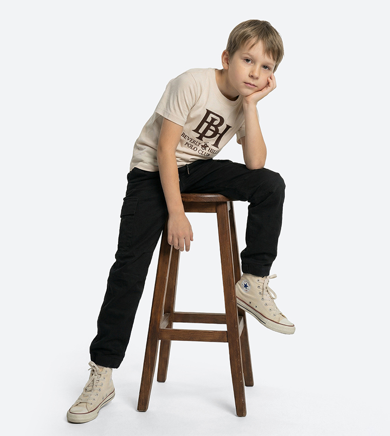 Logo Embroidered Short Sleeves T-Shirt