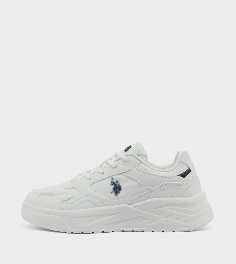 Logo Detail Low Top Sneakers