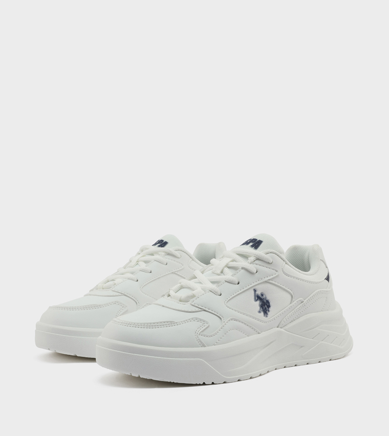Logo Detail Low Top Sneakers