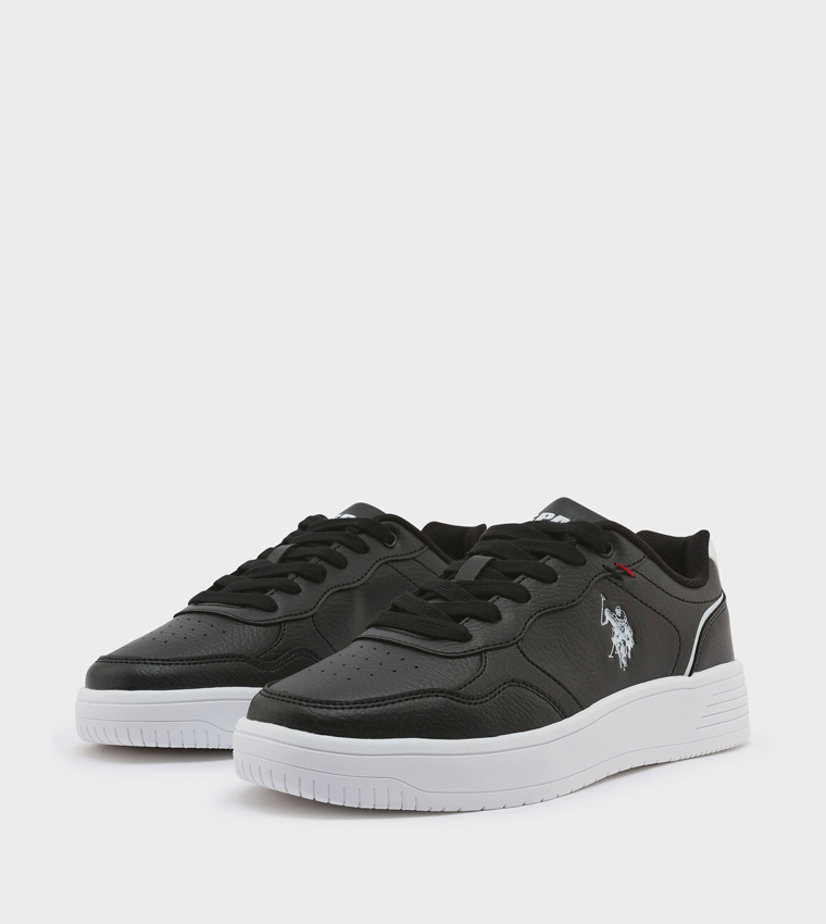 Logo Detail Low Top Sneakers