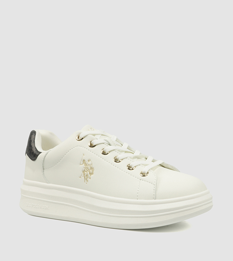 Logo Detail Low Top Sneakers