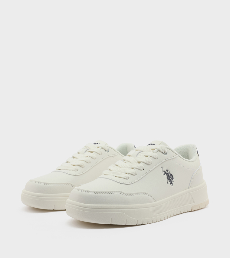 Logo Detail Low Top Sneakers