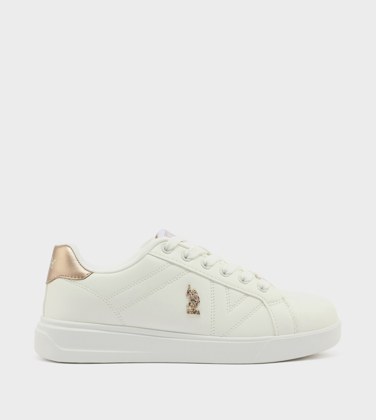 Logo Detail Low Top Sneakers