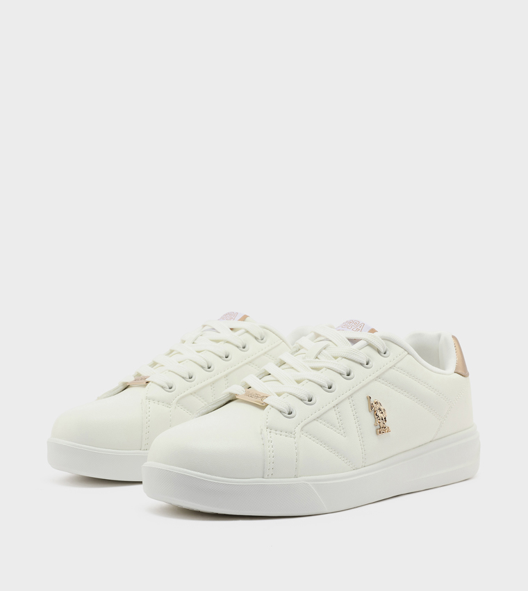 Logo Detail Low Top Sneakers