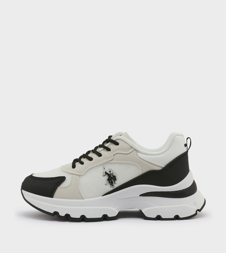 Color Block Low Top Sneakers