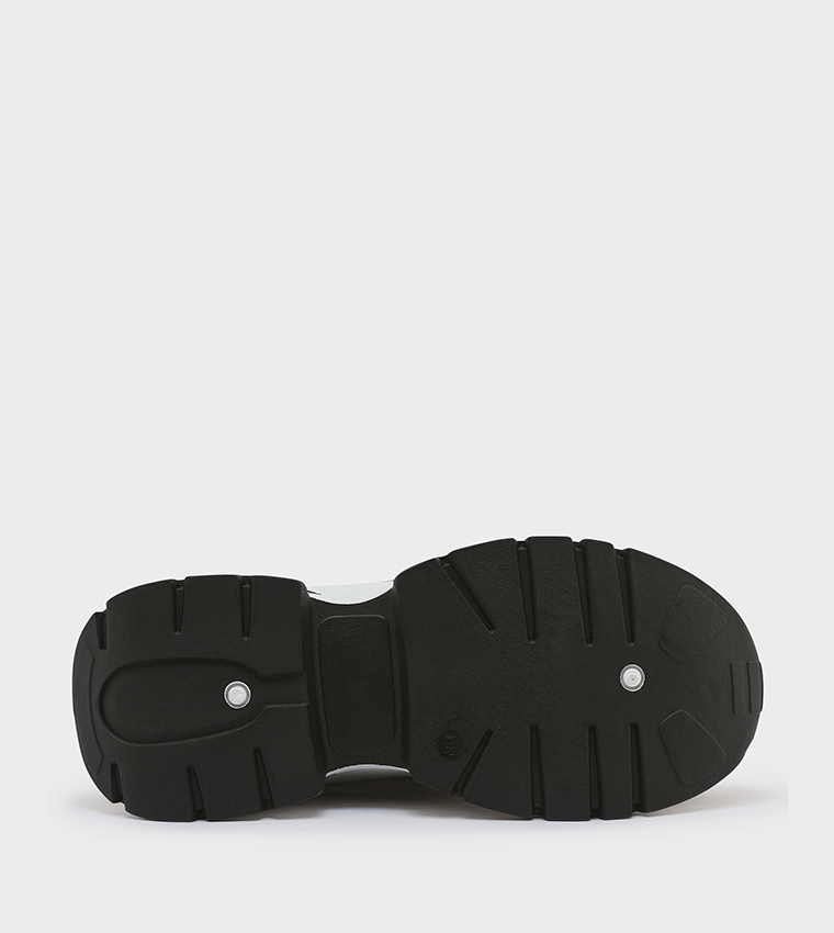 Color Block Low Top Sneakers