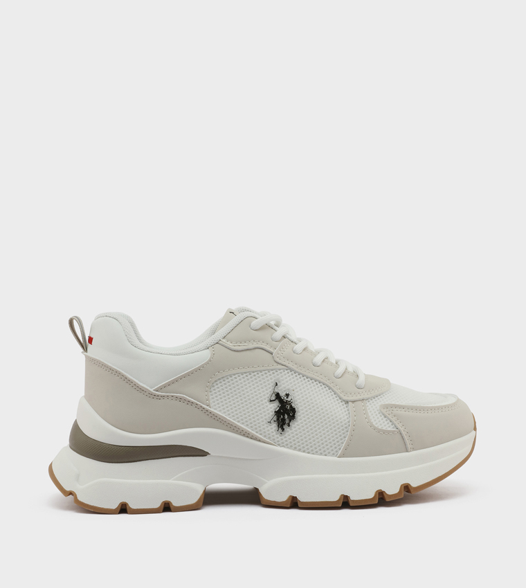 Color Block Low Top Sneakers