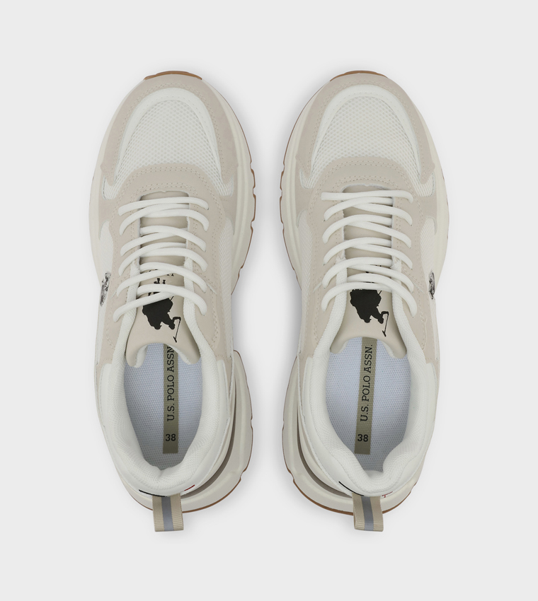 Color Block Low Top Sneakers