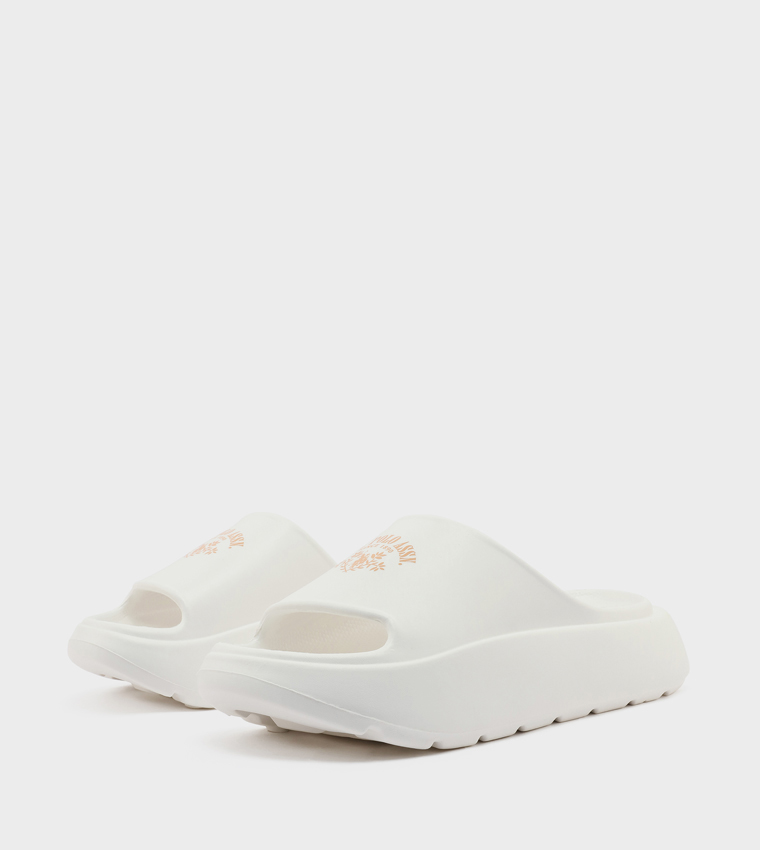 U.S. POLO ASSN.  Slides - White Slides