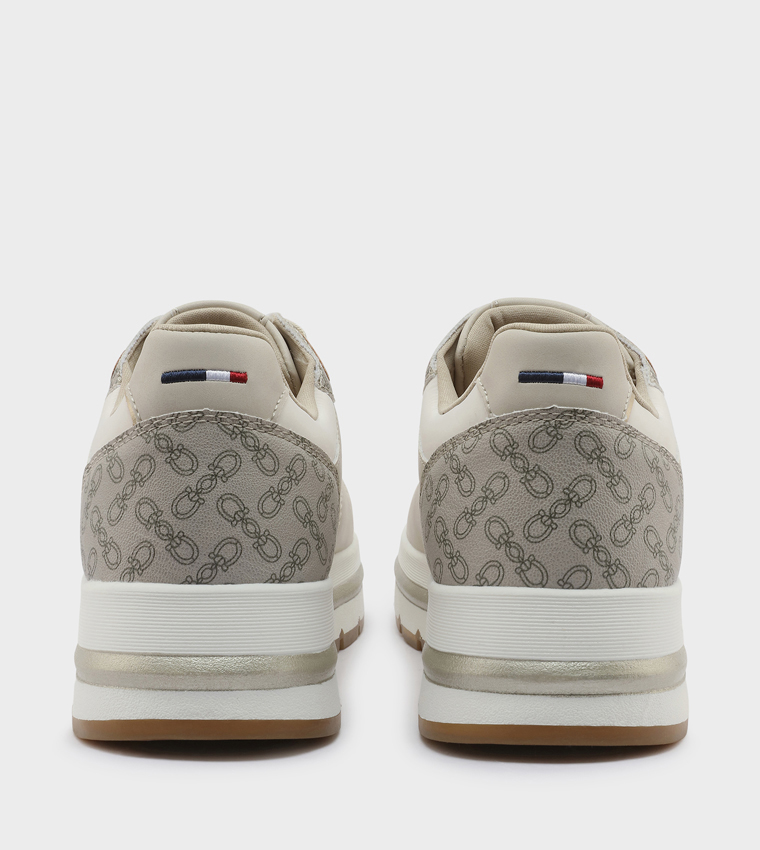 Printed Low Top Sneakers