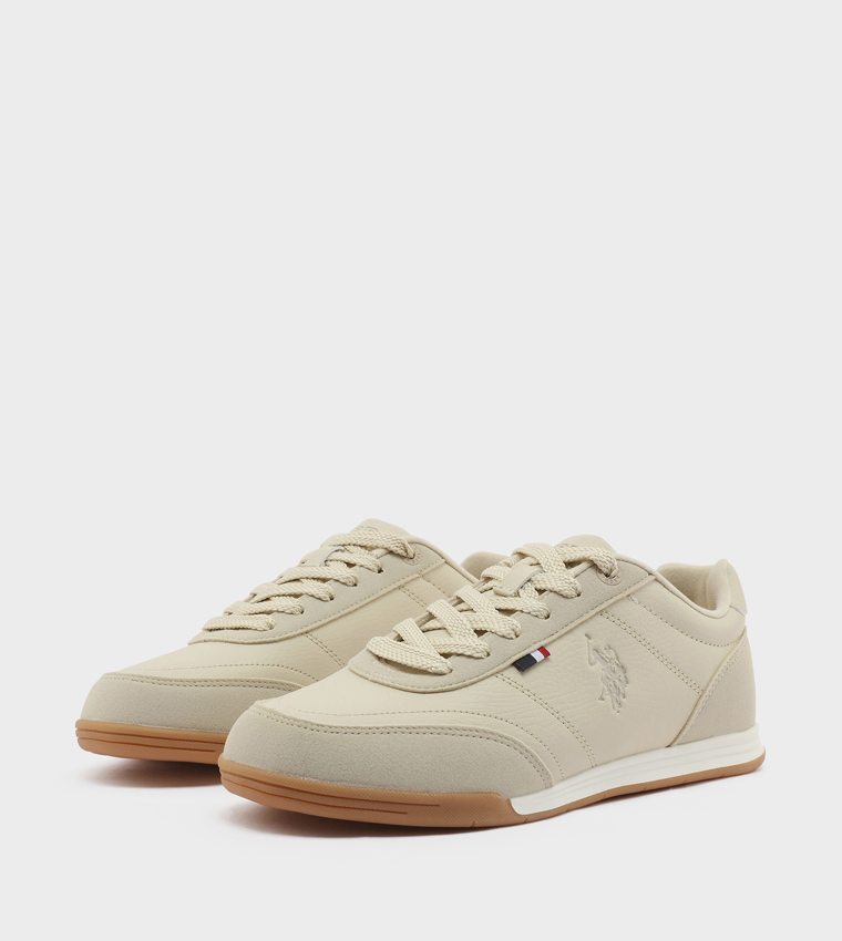 Logo Detail Low Top Sneakers