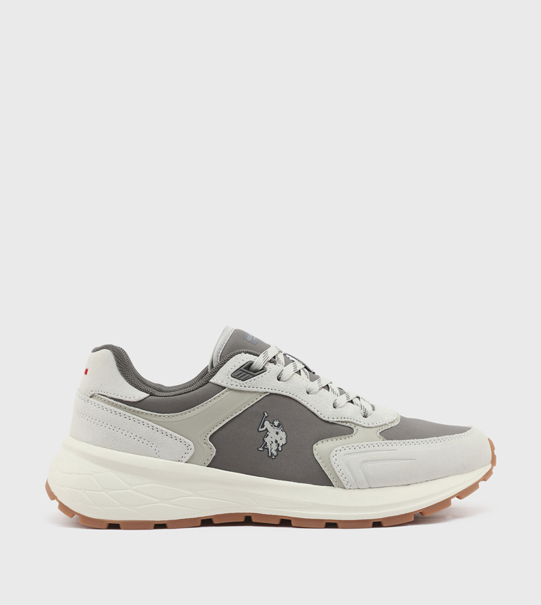 Color Block Low-Top Sneakers