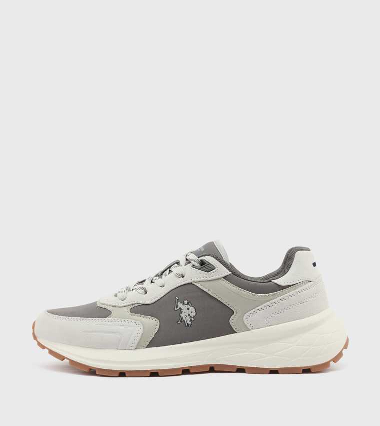 Color Block Low-Top Sneakers