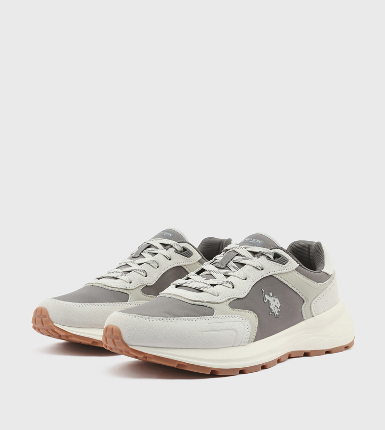 Color Block Low-Top Sneakers