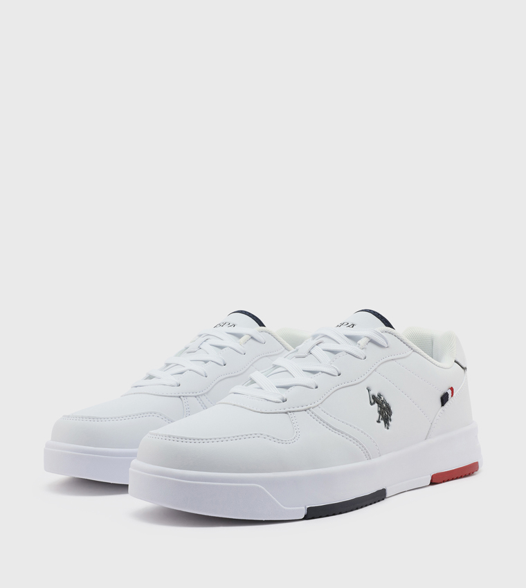 Logo Detail Low Top Sneakers