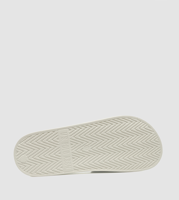 Logo Detail Open Toe Slides