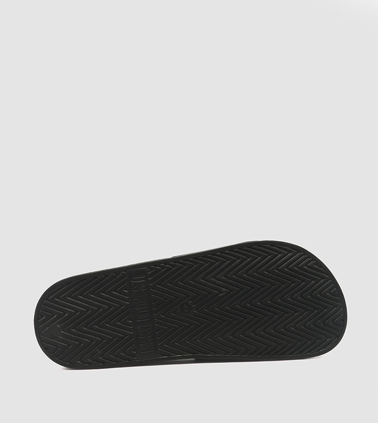 Logo Detail Open Toe Slides