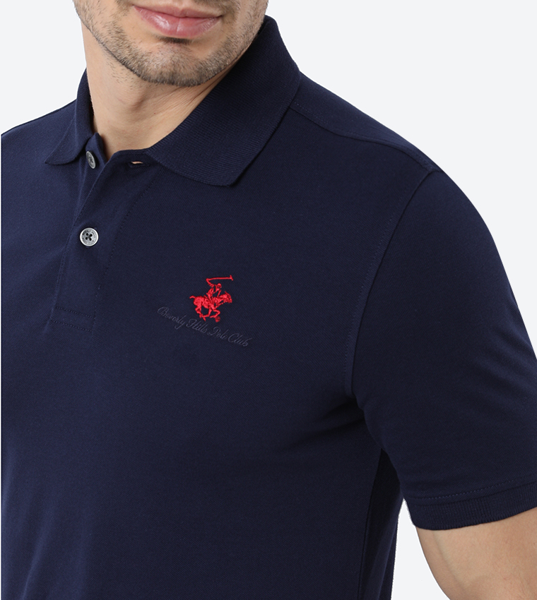 Solid Collared Polo T-Shirt